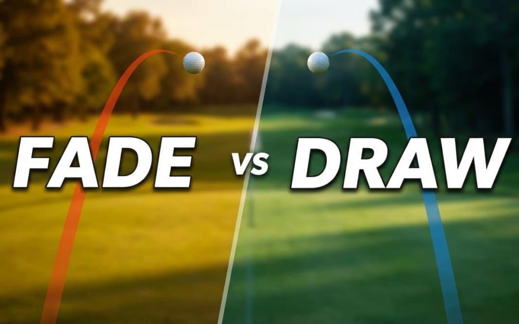 Photo détaillée des effets fade et draw au golf à intégrer dans une routine au golf pour progresser durablement